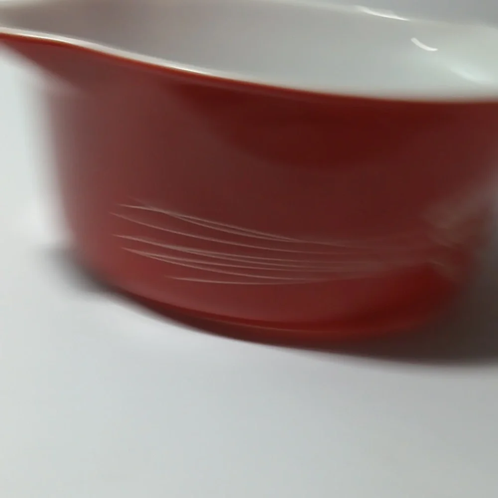 Pyrex Autumn Harvest 475 Casserole Rust Brown Wheat Glass Dish Vintage 80s 90s
